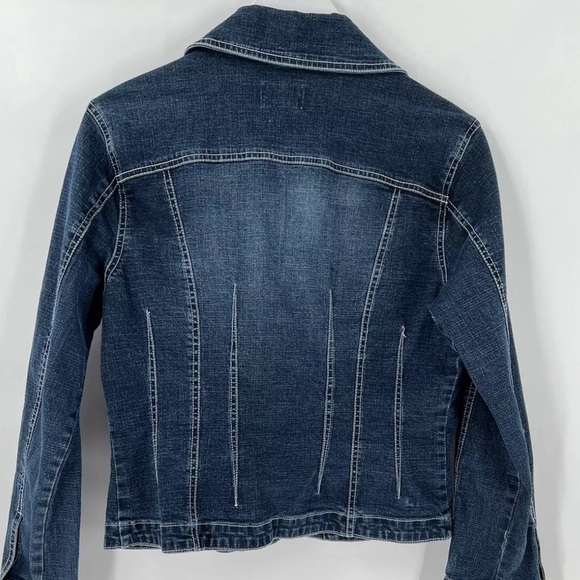 **24 HR CHRISTMAS SALE** VINTAGE SUPER CUTE FITTED MED DARK ROUNDED HEM EUC - Picture 7 of 9